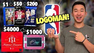 *LOGOMAN * Opening TONS of RANDOM BASKETBALL PACKS but each pack is BIGGER THAN THE LAST 