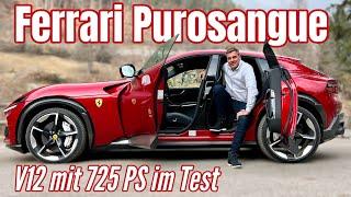 Ferrari Purosangue V12-Supersportwagen mit 725 PS und vier Türen Test  Review  2023