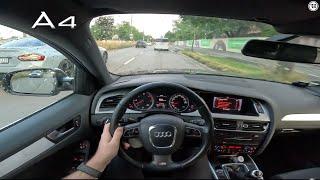 Audi A4 B8 2.0TDI 170Hp POV Test Drive