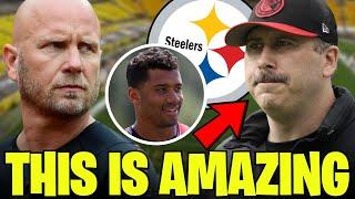 OUT NOW THEY ARE VERY OPTIMISTIC VERY BALANCED. STEELERS NEWS