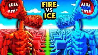 FIRE SIREN HEAD vs ICE SIREN HEAD Ancient Warfare 3