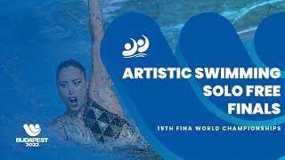 Finals Artistic Swimming Solo Free Finals  #finabudapest2022