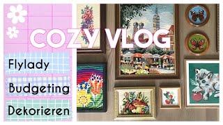 Cozy Vlog  Budget Deko und ein bischen Flylady