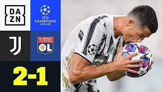 CR7-Doppelpack reicht nicht Lyon im 14-Finale Juventus - Lyon 21  UEFA Champions League  DAZN
