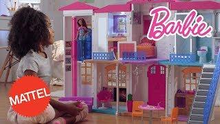 The Interactive Barbie Hello Dreamhouse at Play  Barbie  Mattel