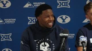 Darius Lassiter - Jake Retzlaff  BYU Football  Postgame  Southern Methodist  September 6 2024