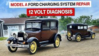 Parade Car Electrical System Woes 1929 Model A Ford Tudor Sedan GM Alternator 12 Volt Conversion