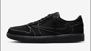 LIVE COP Air Jordan 1 Low Black Phantom by Travis Scott Crazy Results