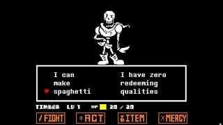 Undertale + Voice Acting Papyrus Fight