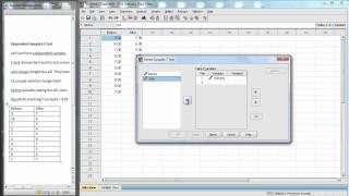 SPSS - Dependent Samples t-Test