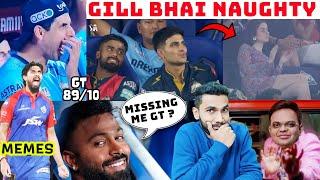 SHUBHMAN GILL STARING THE GIRL  RISHABH PANT MAN OF THE MATCH GT VS DC 2024