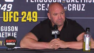 Dana White recaps UFC 249 Justin Gaethje wins Henry Cejudo retires  ESPN MMA