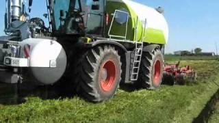 Claas Xerion + SGT + Coltivatore interratore reflui _0001.wmv