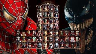 Mortal Kombat 9 - SPIDERMAN & VENOM MOD - Expert Tag Ladder - Gameplay @1080p - 60ᶠᵖˢ 