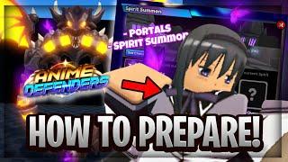 *NEW* Portals & Features How To Prepare For Update 4 On Anime Defenders