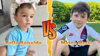 Mateo Messi VS Bella Esmerelda Ronaldo CR7s Daughter  Transformation  From Baby To 2024