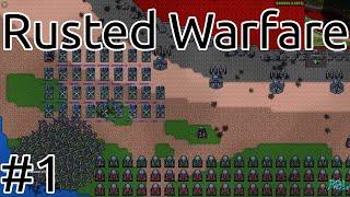 Rusted Warfare - 1v4 Very Hard AI - GameplayLongplay