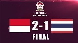 INDONESIA VS THAILAND  AFF U-22 LG CUP2019  FINAL DAN SELEBRASI