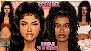 URBAN SIM DUMP 105  - CC & SIM DOWNLOAD  Sims 4 CAS