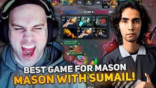 BEST GAME for MASON on CLINKZ CARRY with SUMAIL on PANGOLIER in 11.200 MMR