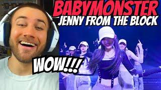 THEY ARE SO GOOD BABYMONSTER - DANCE PERFORMANCE VIDEO Jenny from the Block  - REACTION