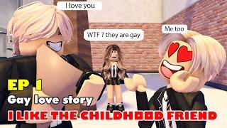 Roblox Gay Story  I Like The Childhood Friend Ep 1 