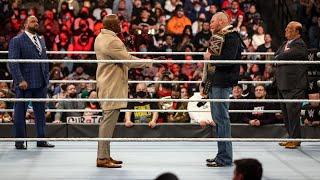 Bobby Lashley Confronts Brock Lesnar - RAW January 10 2022