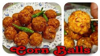 Crunchy Corn Ball Delights A Taste Explosion  Veg sweet Corn Balls 