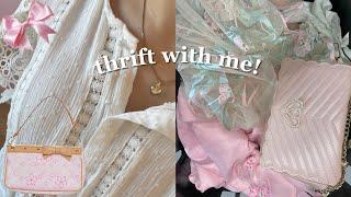 thrift with me cute pink finds