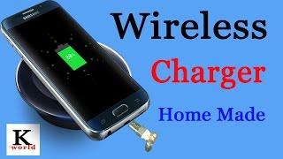 How to Wireless Charger for SmartPhone  New  Charging MobilePhone Without Wire Connection