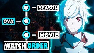 How To Watch Danmachi in ORDER UPDATED