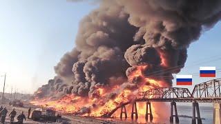 MASSIVE BLOW TO MOSCOW 420000 Russian Soldiers Burnt Alive on the Bridge