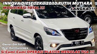 Modifikasi INNOVA DIESEL 2Kd 2010 Putih Mutiara UPGRADE BARONG 2015 PROJIE PRO7 CUMI-CUMI om Sulis