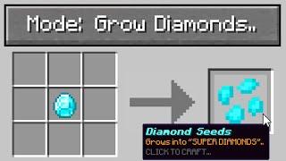 Minecraft UHC but you can grow diamonds..