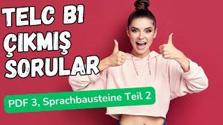 TELC B1 SORULARI PDF 3 SPRACHBAUSTEINE TEIL 2