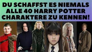 Harry Potter Quiz  Es ist UNMÖGLICH diese 40 Charaktere alle beim Namen zu kennen