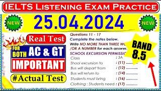 IELTS LISTENING PRACTICE TEST 2024 WITH ANSWERS  25.04.2024