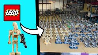 Building the Biggest Lego Droid Army EVER...