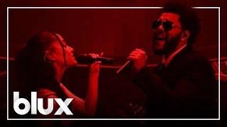 The Weeknd & Ariana Grande - Die For You Music Video #BLUX