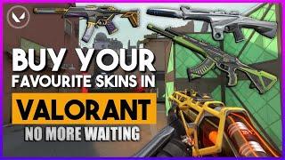 How to buy  to buy your favourite skins in VALORANT easily?   Riot confirmed 
