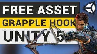 Unity 5 Free Asset  FPS Grappling Hook