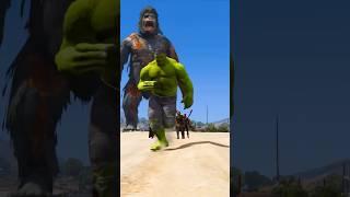 GTA-V Hulk Saved all avengers life #shorts #gta5 #ironman #magnetgamer