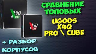 UGOOS X4Q PRO ПРОТИВ UGOOS X4Q CUBE. СРАВНЕНИЕ КРУТЫХ ТВ ПРИСТАВОК НА ANDROID 11