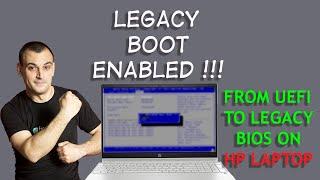 Legacy Boot  How to Enable Legacy to Boot from USB in HP Laptop