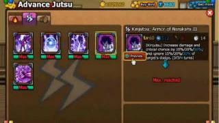 Ninja Saga All Kinjutsu Upgrade On Max Level