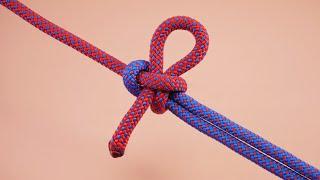 Two rope connection methods knot connection