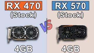 RX 470 vs RX 570  Core i5-8400  New Games Benchmarks