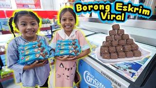 ALUNA DAN AMANDA BORONG ESKRIM KOTAK VIRAL MALAH REBUTAN