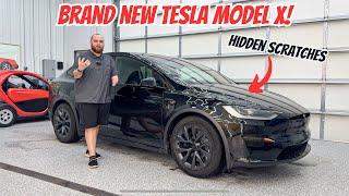 Transforming A Brand New Tesla Model X Correcting Factory Defects & Ceramic Coating Protection