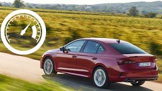 Skoda Octavia RS iV PHEV acceleration 0-60 mph 0-100 kmh 0-200 top max speed vRS  1001cars